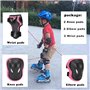 Neuytiky Ensemble de Protections pour Enfant,Protection Roller Enfant, Coudières Protège-Poignets Genouillères Équipement de Pro
