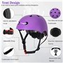 Neuytiky Genouillères Enfants Set,Casque Vélo Enfant Kit de Protections pour Enfants Casque de Enfant, Protection Roller Enfant,
