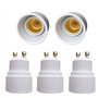 DZYDZR Adaptateur GU10 sur Culot E14 - Lot de 5 - Blanc - Plastique