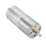 Moteur à Engrenages Dc 12v, Moteur à Engrenages électrique à Couple élevé Avec Réducteur De Vitesse Micro 25ga-370 Arbre Central