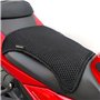 Pelucton Housse de Selle de Moto en Maille Double Couche