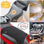 Coussin de Siège de Moto Respirant Universelle
