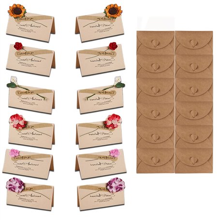 Floatdream Matériaux de haute qualité: Les cartes postales en papier Kraft sont fabriquées en papier Kraft