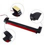 Qiilu Troisième feu stop auto,Troisième feu de freinage Universel 32 LED Rouge Haute Voiture Troisième arrêt de Frein feu Stop V