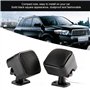 Qiilu Paire de Haut-Parleur, 2pcs Voiture Petit Haut-Parleur carré Fort Audio Musique Tweeter Haut-Parleur 500W
