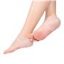 Silicone Respirant Protège Talons, Gel Protéger Chaussettes Manches, haussettes sèches fissurées Soulagement pour Arrière et Sou