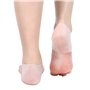 Silicone Respirant Protège Talons, Gel Protéger Chaussettes Manches, haussettes sèches fissurées Soulagement pour Arrière et Sou
