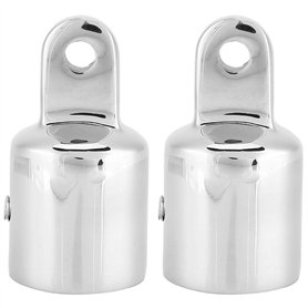 Fafeims 22 25mm Embout à Oeil de Bateau Bimini Top Capuchon de Connexion Vis Matériel de Fixation Accessoire de Bateau en Acier