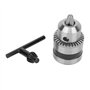 Mandrin de perçage B12 avec clé Trousse d'outils de fraisage pour adaptateur de mandrin de perçage en acier inoxydable d'une cap