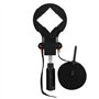 6M réglable coin pince bande sangle en nylon 4 mâchoires support de cadre photo outil de travail du bois (noir)