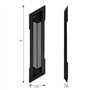 KlsyChry Support Vertical pour PS4 Slim Console Noir
