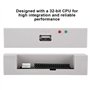 Ausla Lecteur de disquette USB, FDD-UDD U144 External USB 3.5" 1.44MB Flash Drive, Emulateur Plug & Play, Blanc Gris