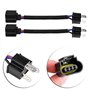 2 pièces Adaptateurs de Fil de Queue de Cochon de Voiture H4 Mâle à H13 Connecteur Femelle Adaptateurs de Faisceau de Câbles de 