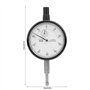 Indicateur à cadran, comparateur, outil de mesure, précision de 0,01 mm, plage de 0 à 10 mm, indicateur de cadran antichoc, indi