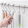 Lot de 10 Crochets en S de suspension multifonctions Crochets en forme de S en acier inoxydable Crochet S pour salle de bains ch