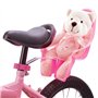 Moshay Siège de vélo universel avec autocollants DIY pour filles enfants accessoires de vélo (rose)