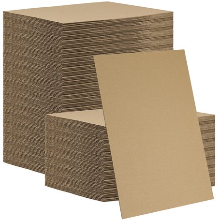 PINGEUI Lot de 60 feuilles de carton ondulé A4