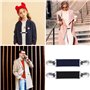 4 Pcs Clips Cardigan Elastique Chandail Clip Cardigan Pince Cardigan Pour Femmes Hommes Enfants
