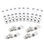 Bessy shop Clips de Badge en métal de 20 pièces