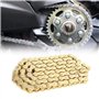 Aramox Dirt Bike Chain Drive, Moto 48 maillons 420 Chaîne de Transmission pour 50 110 Pit Quad Dirt Bikes Kart