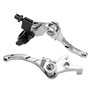 Qiilu Leviers d’embrayage de freins moto, levier de frein pliable avec guidon de 7/8 "+ levier d’embrayage pour Pit Dirt Bike, p
