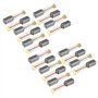 CENPEK Lot de 20 balais de charbon de rechange pour moteurs électriques 13 x 8 x 5 mm