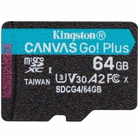 Carte Mémoire Micro SD avec Adaptateur Kingston SDCG4/64GBSP 64 GB