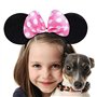 12 Pcs Oreilles Souris Noire, Mickey Oreilles, Bandeaux Minnie, Oreilles Minnie Mouse, Pour Anniversaire Baby Shower, Fourniture
