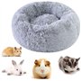 bangminda Lit en Peluche pour Animaux de Compagnie Hiver Petit Tapis de Cage Lit Couchage Rongeur Peluche pour Cochon d'Inde Lap