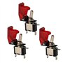 CESFONJER 3 x 12V 20A LED Rouge Interrupteurs Bascule