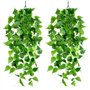 Newaner 2pièce Plantes Suspendues Artificielles