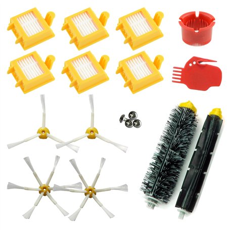 ASP-Robot Pieces Roomba Serie 760 765 770 700 772 775 776 780 782 785 786. 6X Filtre HEPA