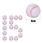 LNGJIN Balle De Baseball,15 Pièces Baseball de Formation en PU,Mousse Souple Balles,Débutant Balles de Baseball,Balles Souples,M