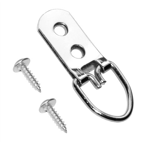 Lot de 48 crochets à double trou en D robustes avec vis pour accrocher des montres