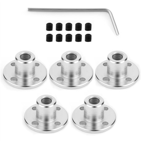 5 Pcs Coupleur Axe Bride Rigide
