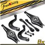 Frankberg 6x Bras de suspension + 2x Barre de couplage Arrière Gauche Droite Compatibles avec A3 8P1 2003-2009 Leon 1P1 2005-200