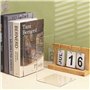 MumdoYAL 8 pièces Serre Livre,cale Livre,Serre Livre en Acrylique Transparent,Etagere Transparente,cale Livre Etagere,pour Chamb