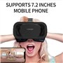 Edinber Lunettes de réalité virtuelle 3D - Montées sur la tête - Compatibles avec les smartphones Android, Windows et iOS de 3,5