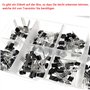 Kit de transistor 24 values 480 transistors PNP NPN S9012 S9013 S9017 S9015 S9018 2N2222 S8050 S8550 SS8050 SS8550 2N5551 2NRéfé