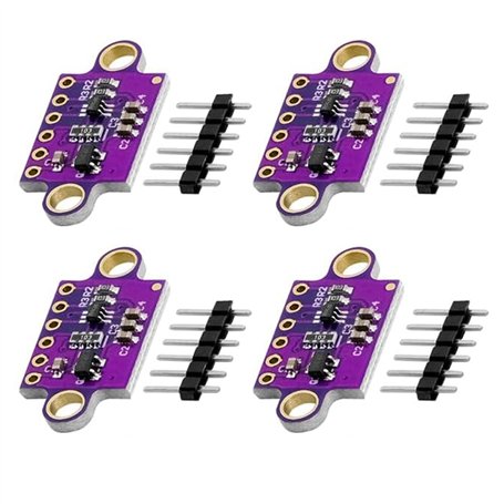 GERUI Lot de 4 capteurs de distance VL53L0X - Mesure de la distance de vol ToF - Module de détection laser 940 nm - Port série P