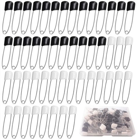 SamHeng 50 Pièces Bébé Épingles de Sûreté avec Boîte