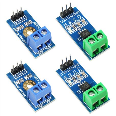 WayinTop 2pcs ACS712 30A Module Capteur de Courant Plage Range Current Sensor Module + 2pcs DC0-25V Terminal de capteur testeur
