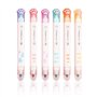 NYGGTYK Lot de 6 surligneurs Kawaii - Fournitures scolaires - Marqueurs à double extrémité - Surligneurs en forme d'animal - Sur