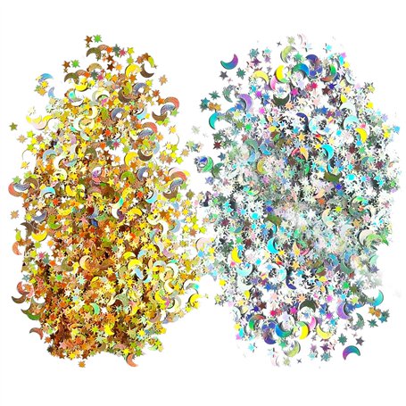 Lot de 4 paquets de confettis