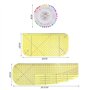 Lot de 2 règles de couture - 40 aiguilles de positionnement - Accessoire de couture - Règle de repassage manuelle - Outil compac