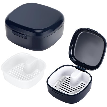 Zikenis Boîte de rangement pour prothèses dentaires avec tami