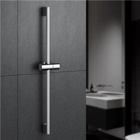 MORADO Barre de Douche avec Support de pommeau de Douche réglable en Acier Inoxydable 70cm