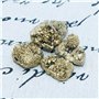 Namvo 2 pièces Pierre de Pyrite Naturelle et minéraux Pierre de Quartz en Cristal Naturel pour Divination Chakra énergie Pierres