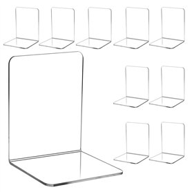 Mozvvco Serre Livres en Acrylique Transparent, Serre-Livres pour Cale Livre Serre Livre Original Chambre à Coucher, bibliothèque Mozvvco Serre Livres en Acrylique Transparent