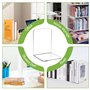 Mozvvco Serre Livres en Acrylique Transparent, Serre-Livres pour Cale Livre Serre Livre Original Chambre à Coucher, bibliothèque